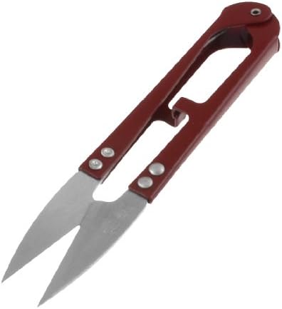 Aexit Шивач Занаят Ръчни Инструменти Бордовая Дръжка Прежди Извити Ножици, Ножици за Бод, Шиене, Инструмент