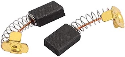 Нов Lon0167 1 Двойка от електрическа бормашина Мотор Въртящ се електрически инструменти и Въглища четка 6x10x15