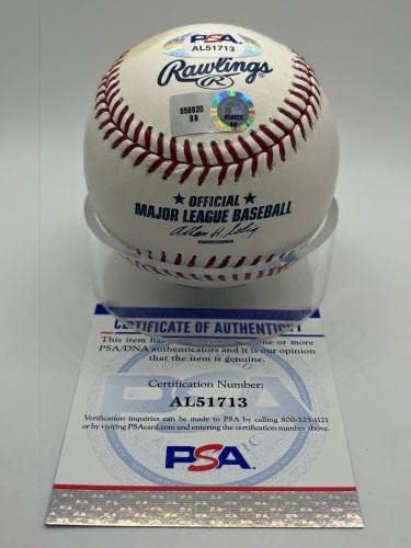 Фреди Гонзалес Брейвз Марлинз Подписа Автограф на Официалния бейзболен PSA MLB с ДНК - Бейзболни топки С Автографи