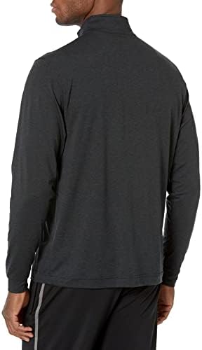 Vantage Apparel Мъжки Стандартен Пуловер Collegiate Premium Леко Еластичен Команден цвят на 1/4 цип