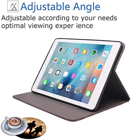 Калъф за iPad 9.7 2018/2017, Калъф за iPad Air 2/Айпад Еър, Регулируема поставка, smart-калъф с функция за автоматично