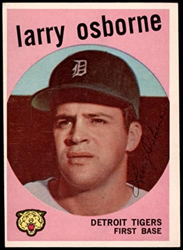 1959 Topps # 524 Лари Осбърн Детройт Тайгърс (Бейзболна картичка) EX/MT Тайгърс