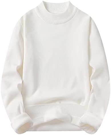 DuDubaby Плюс Размера на Пуловери за Мъжка Мода С Дълъг Ръкав Slim Fit Вязаный Пуловер Пуловер Пуловер