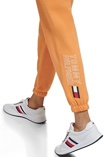 Дамски Спортни панталони Tommy Hilfiger с Еластичен колан и ръкавели, Наклонени джобове и широка Лента на колана