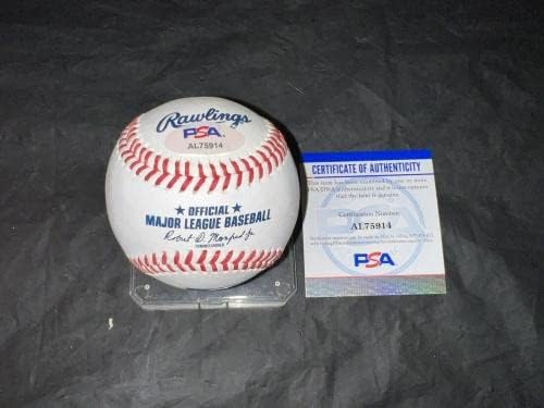 Дейвид Флетчър подписа договор с Висша лига бейзбол Los Angeles Angels All Star PSA / Бейзболни топки С ДНК-автограф