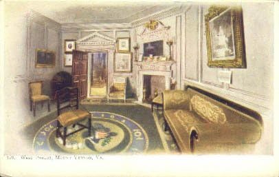 Пощенска картичка Mount Vernon, Вирджиния