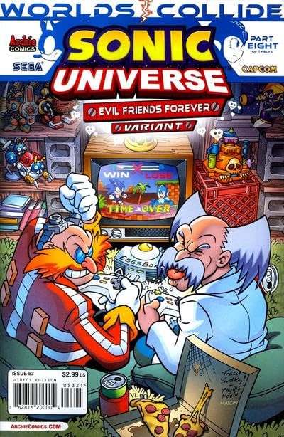 Вселената Sonic 53A VF; Комикси за Арчи | Сблъсъкът на световете 8 Mega Man
