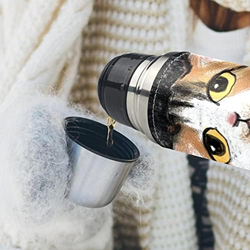 Бутилка за минерална вода Black Cat - термос от неръждаема стомана с изолация (момичета / момчета)
