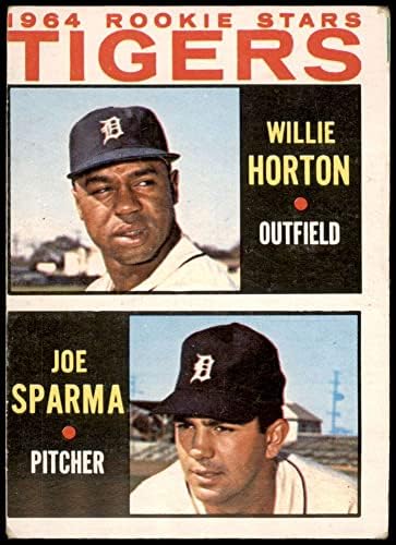 1964 Topps 512 Начинаещи Тайгърс Уили Хортън /Джо Спарма Детройт Тайгърс (Бейзболна картичка) БЕДНИТЕ Тайгърс