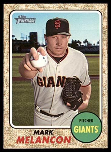 2017 Topps 630 Марк Меланкон Сан Франциско Джайентс (Бейзболна картичка) Ню Йорк / MT Джайънтс