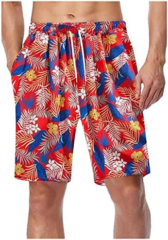 Модни Плажни Шорти За Мъже Леки Широки Хавайски Плажни Къси Панталони Бързо Съхнещи Ежедневни Летни Плажни Шорти