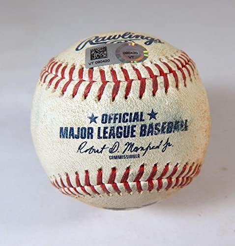 2022 Милуоки Брюэрз на Маями Марлинз В играта са Използвали бейзбол Ерика Лауэра Купър ТИ - Играта Използва Бейзболни топки