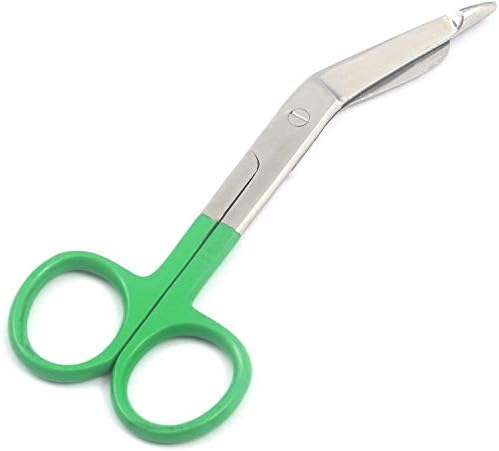 Ножици за бинтове OdontoMed2011® Ultimate Lister с дръжка 5,5зелен на цвят, с покритие Са идеални за медицински