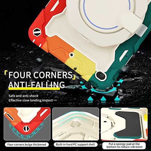 Калъф за таблет, Детски калъф за iPad Mini 4 /Mini 5 (2015/2019), с възможност за завъртане на 360 °, калъф-поставка, три в едно, Удароустойчив корпус, защита от падане, чанта за носе?