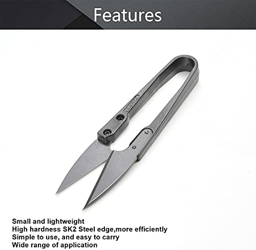 Набор от инструменти 4,1-инчов Нож за конци от прежда (опаковка от 3 броя), Шевни Ножици, Мини-Малки Ножици