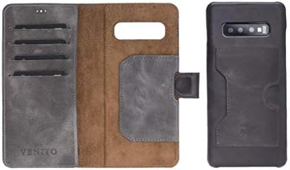 Кожен калъф-портфейл Venito Florence за телефон, съвместим с Samsung Galaxy S9 - Допълнителна защита с RFID