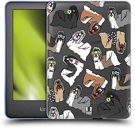 Дизайн на своята практика за главата с шарени породи кучета Shih дзъ, 2 Меки Гелевых своята практика и подходящи тапети, Съвместими с основния Kindle 10-то поколение (2019)