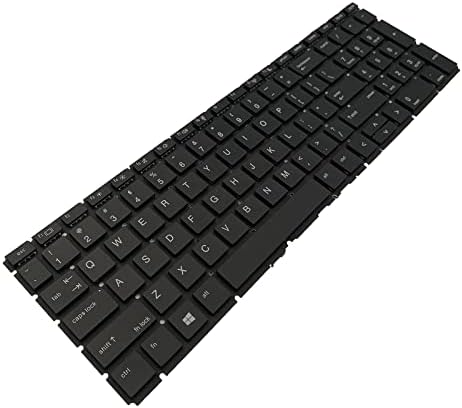 yhfshop Подмяна на клавиатура за лаптоп с американската подредбата за HP Probook 450 G6 455 G6 455R G6 450 G7