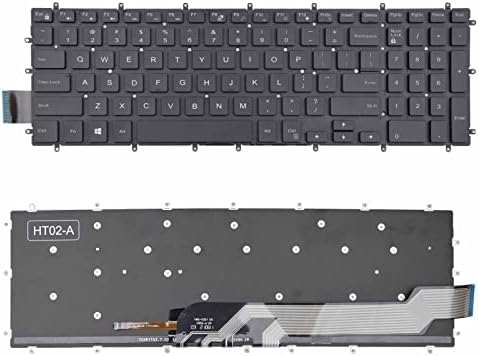 Подмяна на лаптоп клавиатура с подсветка TLBTEK, Съвместима с Dell Inspiron 15-3580 15-3581 15-3582 15-3583