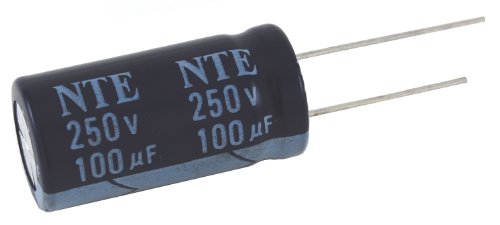 Алуминиеви електролитни кондензатори NTE Electronics серия VHT100M350 VHT, Бразда се заключи, Максимална температура