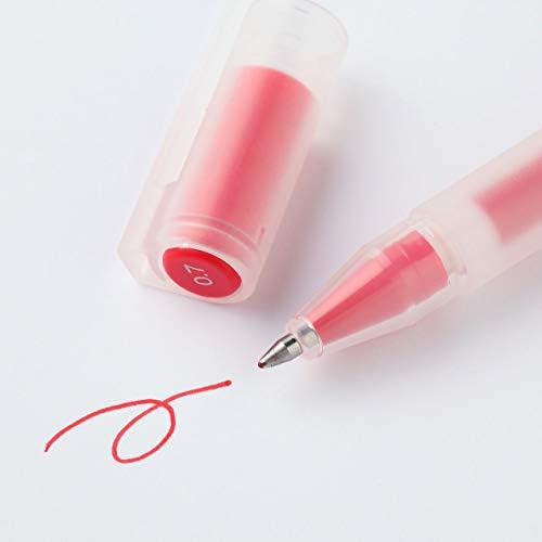 Химикалки MUJI с гелевыми мастило 0,7 мм, комплект от 9 опаковки (5 черни, 2 сини, 2 червени)