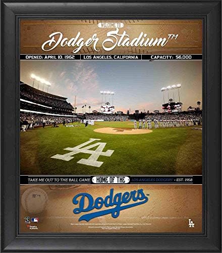 Колаж на Лос Анджелис Доджърс, размер 15 х 17 см в рамка Добре дошли на стадион - указателни Табели и колажи
