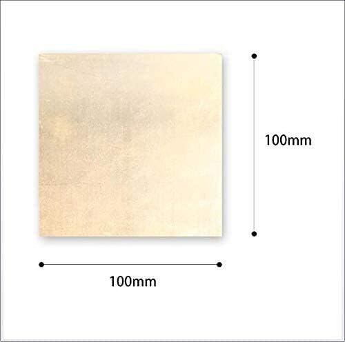 NIANXINN Метална Тонколистовая фолио табела Мед метален лист Фолио табела 0,8 мм x 100 X 100 мм, Нарязани листове