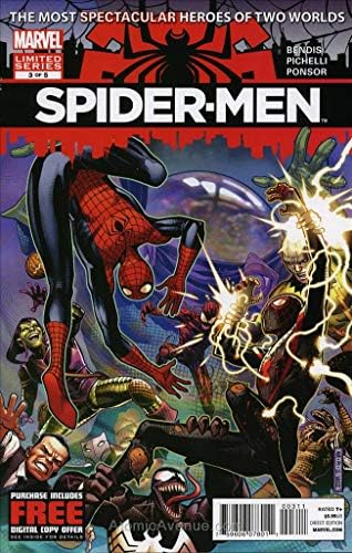 Хората-паяци 3 VF/ NM; Комиксите на Marvel | Майлс Моралес - Питър Паркър