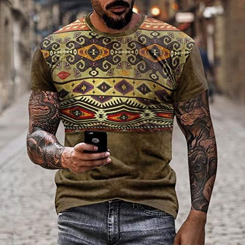 Мъжки тениски XXBR Soldier с къс ръкав, лятна градинска тениска с 3D модел на ацтеките в стил бохо, Тениски
