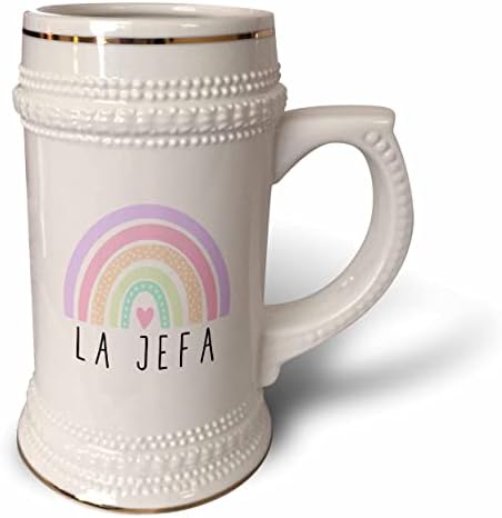 3роза Ла Geoff - Испанска Жена-Шеф - Лидер със Сърце в стил бохо. - чаша за стейна на 22 унция (stn-363018-1)