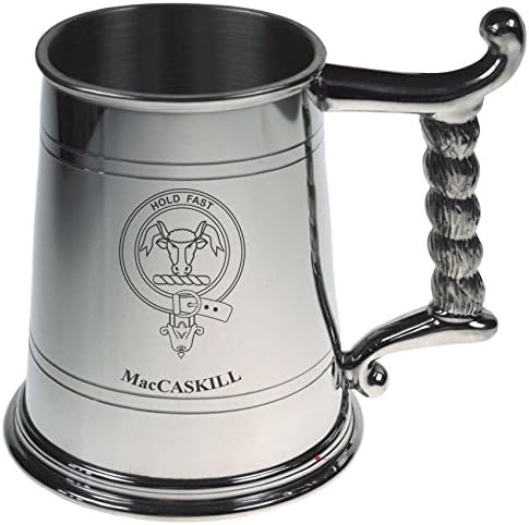 Чаша MacCaskill Герб с Веревочной дръжка от Надраскване купа с капацитет 1 Литър