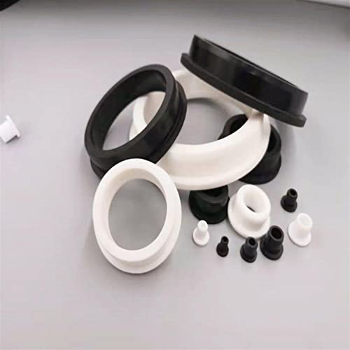 Комплект гумени запечатване на пръстените от 5 мм до 28 мм Кръгъл Кухи силиконови Гумена Втулка С отвор За свързване