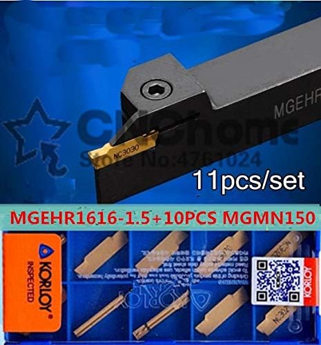 FINCOS MGEHR1616-1.5 1 бр. + 10 бр. MGMN150-G = 11 бр./компл. Инструменти за струговане с ЦПУ за обработка на